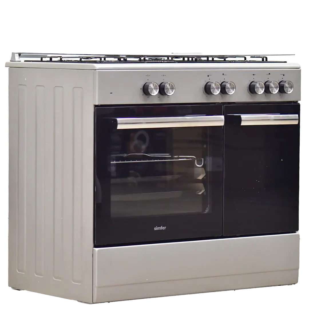 Simfer FB9504SEGR 5 Gas cooker 90X60 - Silver