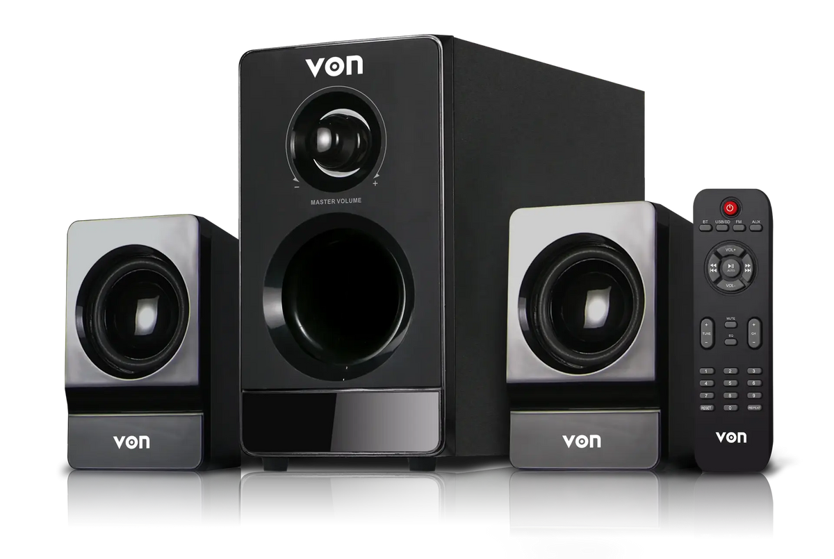 VON 2.1CH VSW0202BEK Subwoofer 20W RMS, Bluetooth