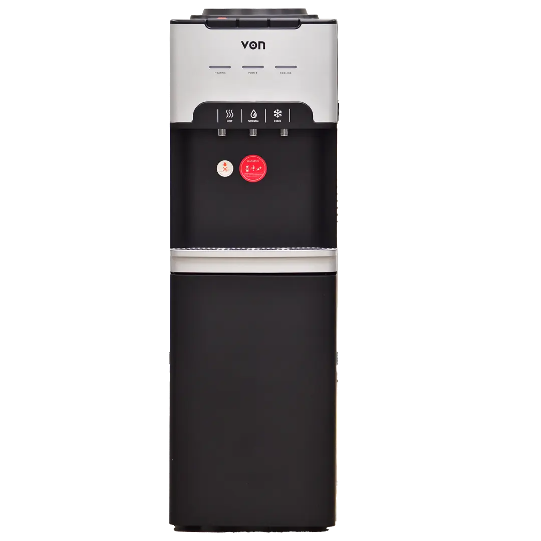 VON VDE-313CLK Water Dispenser, Electric Cooling - Dark Grey