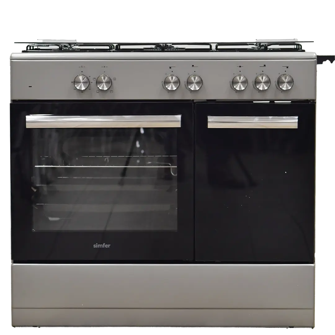 Simfer FB9504SEGR 5 Gas cooker 90X60 - Silver