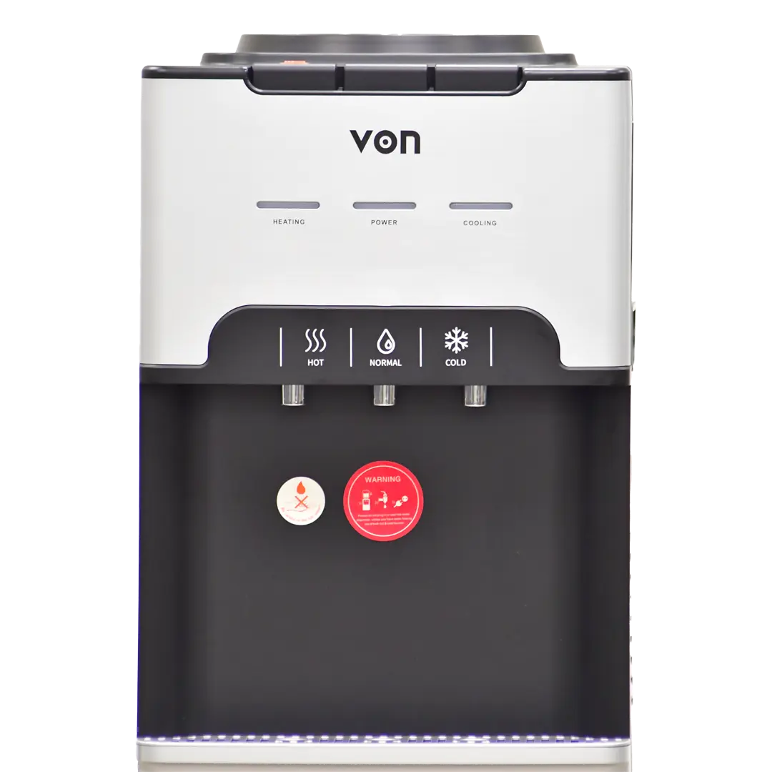 VON VDE-313CLK Water Dispenser, Electric Cooling - Dark Grey