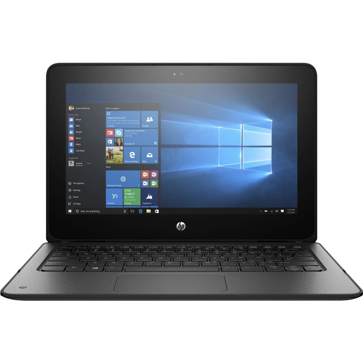 HP ProBook 11 G2 Intel Celeron 3855U 11.6" 4GB DDR4 RAM 500GB 5400 rpm HDD Intel HD Graphics 510 DTS Sound HP TrueVision HD Camera Certified Ex Uk 6 Months Warranty